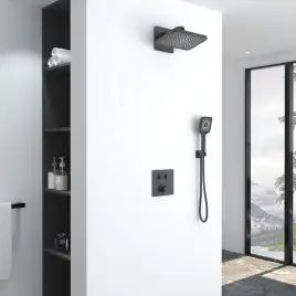 Душевая система  Vincea  VSFW-421I4GM VSFW-421I4GM встраиваемая, вороненная сталь