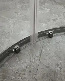 Душевой уголок CEZARES MOLVENO-R-22-90+30-C-GM-IV стекло Прозрачное, профиль Оружейная сталь