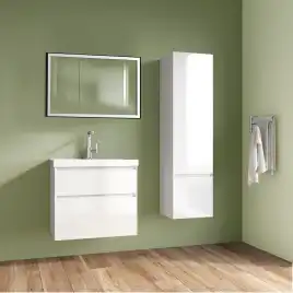 Тумба с раковиной Azario Velluto 60 CS00097535, подвесная, Белая матовая