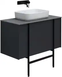 Тумба под раковину Allen Brau Reality 90 1.32006.AM антрацит матовый