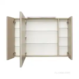 Зеркальный шкаф Roca Oleta 100 A857648515 с подсветкой, Капучино матовый