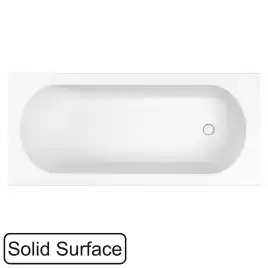 Ванна из искусственного камня WHITECROSS 175x75 Gin, белая матовая 0217.175075.200