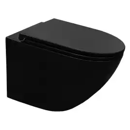 Унитаз подвесной Azario Grado AZ-0046-UQ3-MB подвесной, безободковый, со смывом 