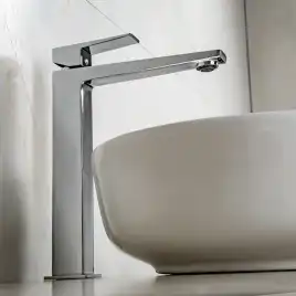 Смесители для раковины AVS NEW CUBE 811-251-CR высокий, хром