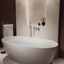 Смеситель для ванны Vincea Villa VTFW-1VL1CH, встраиваемый, хром