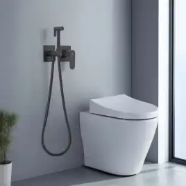 Гигиенический душ со смесителем Aquatek AQ1220MB однорычажный, Черный