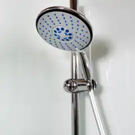 Душевая кабина AvaCan D120SRLED 120x80 см, высокий поддон, с крышей, правая