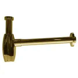 Сифон для раковины AZARIO AZ-115-BR G 1 1/4, без выпуска, бочонок, латунь, бронза