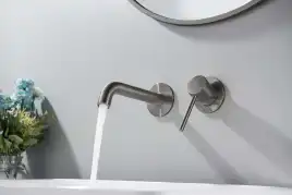 Смеситель для раковины Aquatek Европа AQ1313BGM, Оружейная сталь