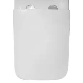 Унитаз-компакт Azario Mari AZ-79143T напольный, безободковый, со смывом Торнадо, в комплекте с бачком и сиденьем микролифт, Белый глянцевый