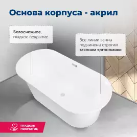 Акриловая ванна Aquanet Family Smart 170x78 88778 Gloss Finish 260047