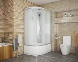 Душевая кабина Niagara Eco 120х80х215 NG-7310-14R высокий поддон, без гидромассажа