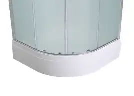 Душевая кабина AvaCan EM3080LED 80x80 см, средний поддон, с крышей