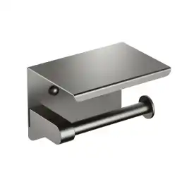 Держатель туалетной бумаги Aquatek Европа AQ4939BGM, Оружейная сталь