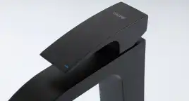 Смеситель для раковины Gappo G1007-86 высокий, Черный матовый