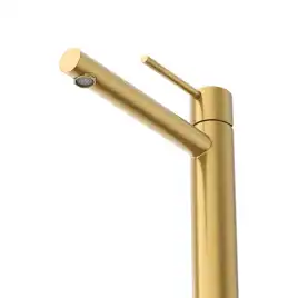 Смеситель для накладной раковины Cezares RELAX-LC2-BORO-W0, Брашированное золото