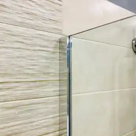 Душевая перегородка AVS Walk In 100 профиль хром, стекло прозрачное, 803-0014-200-10-CR-T