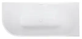 Акриловая ванна Abber 170х75 AB9315 R, отдельностоящая, Белая глянцевая