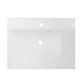 Тумба с раковиной Azario Эстима 60 CS00094635, напольная, Белая глянцевая