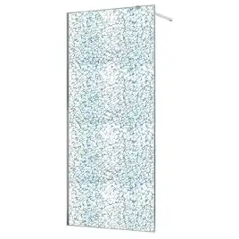 Душевая перегородка Azario Walk-in 100 AZ-275-100-CH-CBR стекло 13 мм с узором 