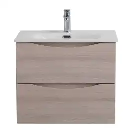 Тумба под раковину BelBagno MARINO-CER-MINI-500-2C-SO-RG-P подвесная Rovere Grigio