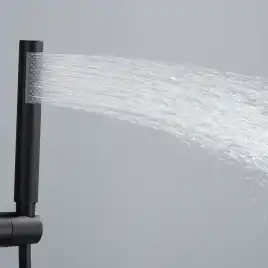 Смесители для ванны AVS Slimmer 811-112-MB напольный, черный матовый