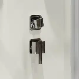 Душевая кабина Niagara Standart 100х100 ST100/15Q/BK низкий поддон, белый профиль, без крыши
