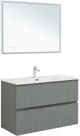 Тумба под раковину Aquanet Джейн 100 мисти грин 313320