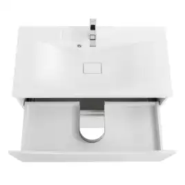 Тумба под раковину BelBagno MARINO-1000-2C-PIA-BL-P напольная Bianco Lucido