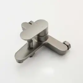 Смеситель для ванны Aquatek Ника AQ1840BGM, Оружейная сталь