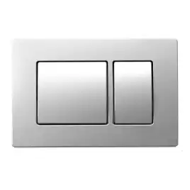 Кнопка смыва Azario AZ-8200-0030/P43-0110-0025 двойная, хром матовый