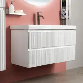 Тумба под раковину Aquanet Альтера 70 белый матовый, подвесная, 337155