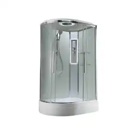 Душевая кабина AvaCan EM3812RLEDT 120x80 см, средний поддон, с крышей, правая