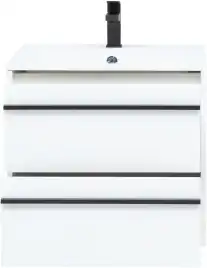 Тумба под раковину Aquanet Lino 60 белый матовый 253901