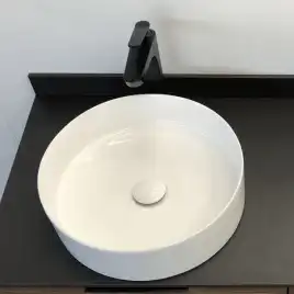 Тумба с умывальником Comforty Порто 120-2 Дуб темно-коричневый, 00-00001287