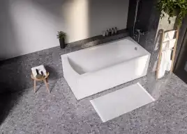 Акриловая ванна Marka One MODERN 130х70 01мод1370 прямоугольная, Белая