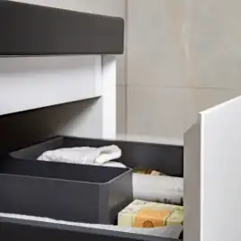 Тумба с раковиной AVS Гармония 60 белая, N821-07-600WG-02-610BM