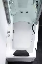 Акриловая ванна Gemy G8040 B R 170х85 с гидромассажем, правая