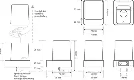 Настенный дозатор для жидкого мыла BEMETA SOLO хром 139309312