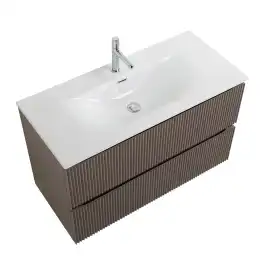 Тумба под раковину BelBagno UNO-1000-2C-SO-СO подвесная, Бежевый матовый