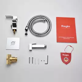 Смеситель с гигиеническим душем Raglo R01.52, Хром