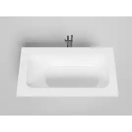 Ванна Salini ORLANDA KIT PLUS 190х100 102114M из материала S-Sense, Белая матовая