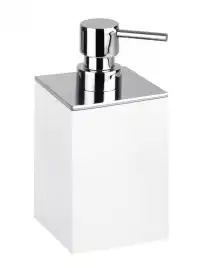 Дозатор жидкого мыла отдельностоящий белый 7,5 см BEMETA GAMMA белый 145709314