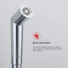 Смеситель с гигиеническим душем Raglo R23.56 с термостатом, Хром