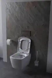 Подвесной безободковый унитаз Allen Brau Liberty 4.33004.20 без сиденья, белый глянец