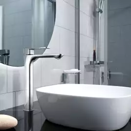 Смеситель для раковины IDDIS Slide SLISB01i01 высокий цвет, Глянцевый хром