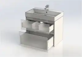 Тумба под раковину Aquanet Бруклин 70 белый 203959