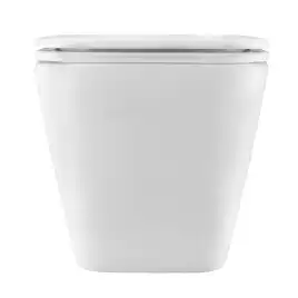 Подвесной унитаз Azario PRO PRO-002 UQ3 безободковый, смыв Торнадо, в комплекте с сидением микролифт, Белый глянцевый