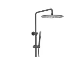 Душевая система Aquatek ЛИРА AQ2440MB, Черный матовый