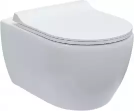 Унитаз подвесной Logan L5W CITY 019100-w-01 с сидением Soft Close -SLIMSEAT , белый